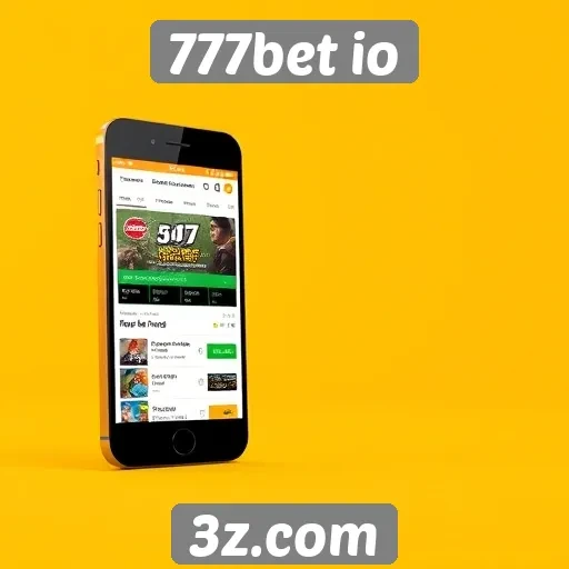 Acessibilidade do 777bet io em dispositivos móveis